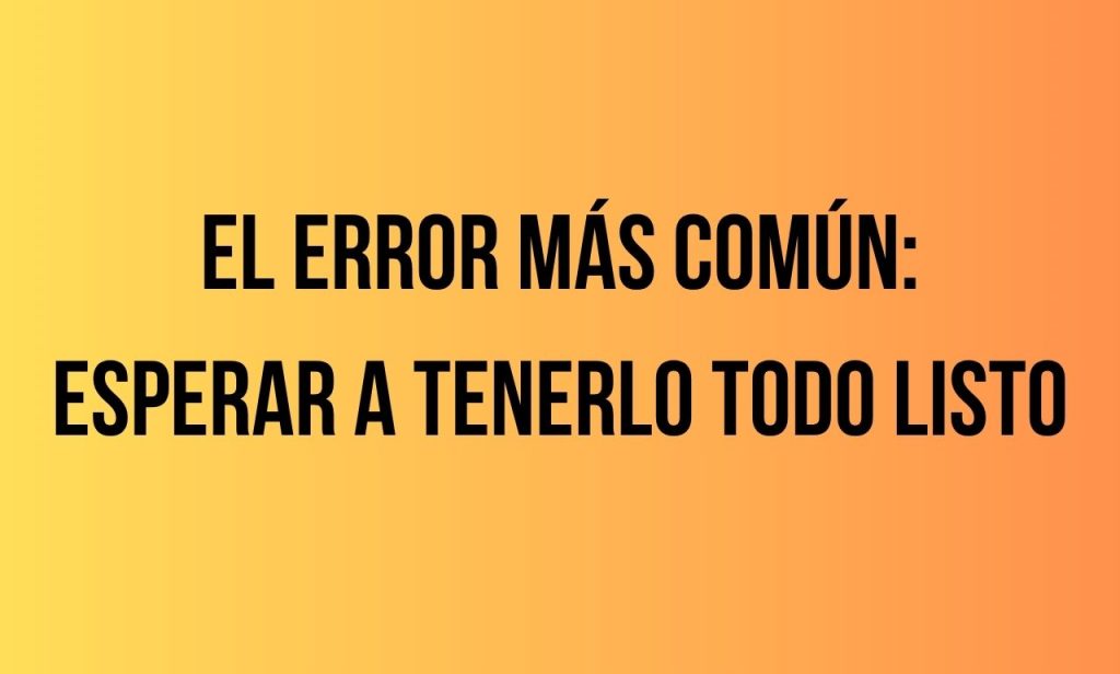 Empezar un podcast - Error más común